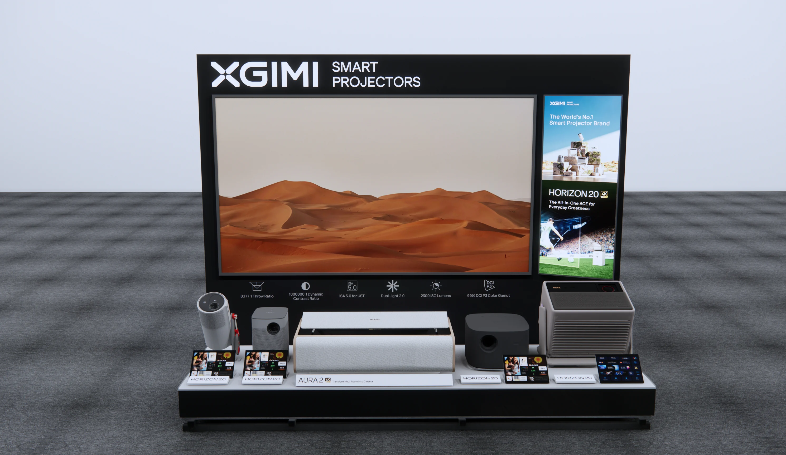 XGIMI Display Wall POS rendering