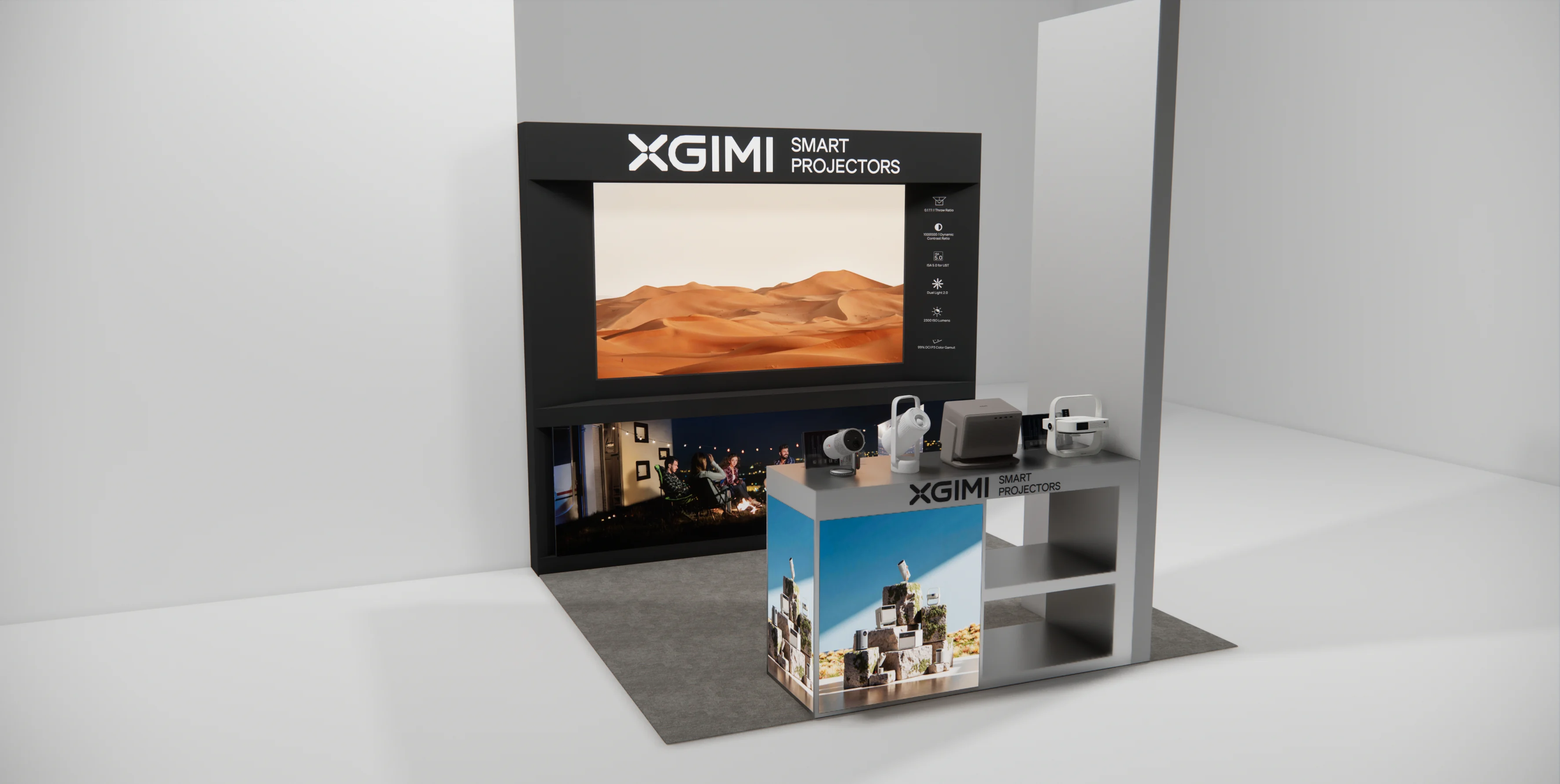 XGIMI Shop-in-shop POS rendering